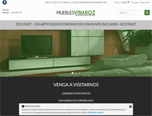 Tablet Screenshot of mueblesvinaroz.com